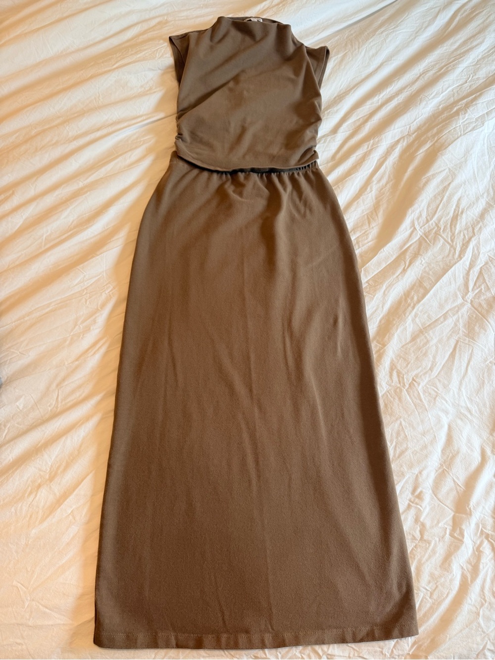 Reformation Foster Knit Two Piece Shitake - Size XS - Picture 7 of 10